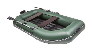 Лодка гребная ПВХ с надувным дном Гавиал 240 НТ НД